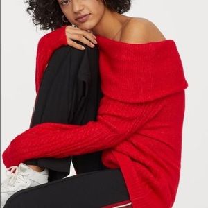 Off-the-shoulder Sweater